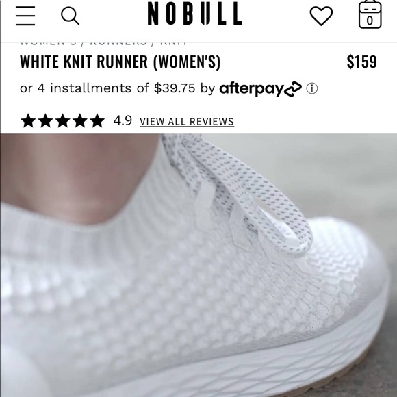 BRAND NEW NoBull White Knit Runner’s - Picture 4 of 4
